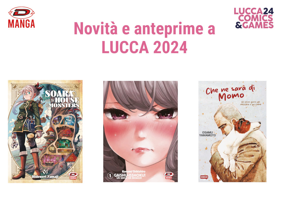 Lucca Comics 2024: gli annunci di Dynit Manga